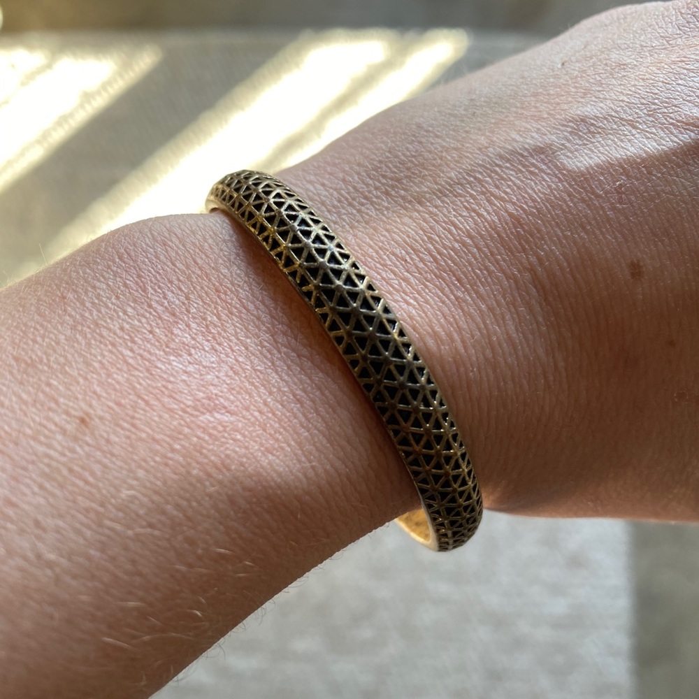 Madewell antique gold cuff